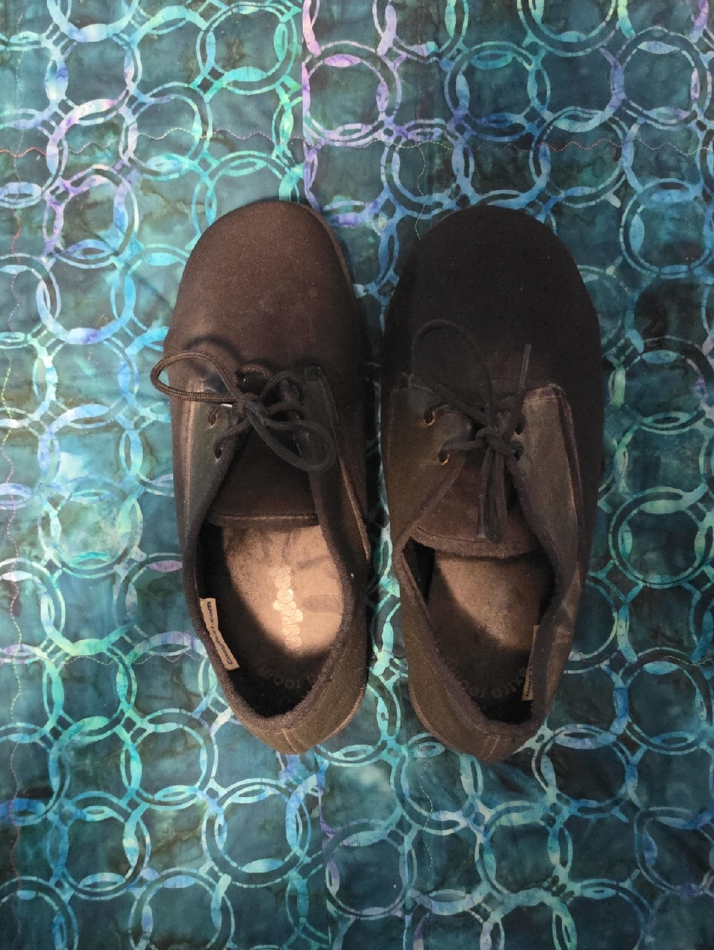 Men's Black Derby Lace-Up Shoes - Comfortable Everyday Wear Size 10